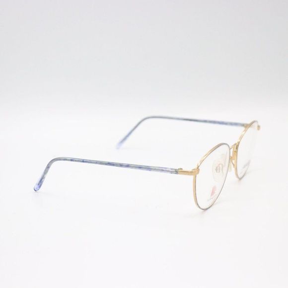 Unisex Vintage Round Lightweight Flexible Wide Fit Eyeglasses Frames Marchon 55- - Picture 2 of 3